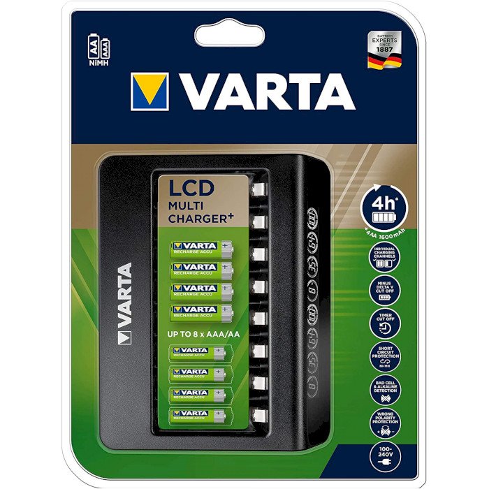EAN 4008496988211 - Varta LCD Multi Charger+ cargador de batería Pilas de uso doméstico Corriente alterna imagen 4