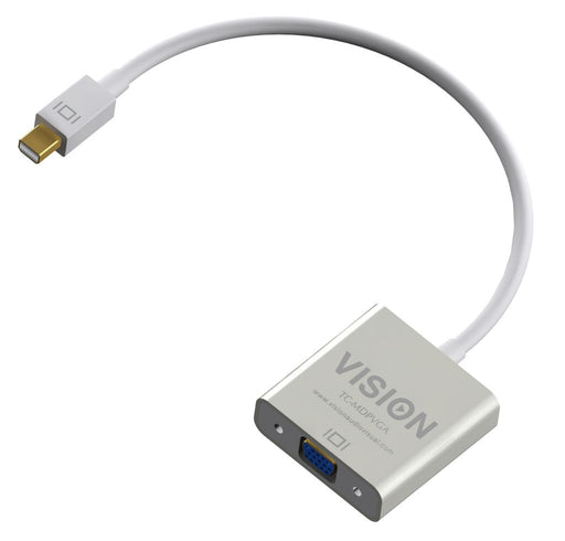 EAN 3265173000005 - Vision TC-MDPVGA adaptador de cable de vídeo 0,220 m Mini DisplayPort VGA (D-Sub) Blanco imagen 1