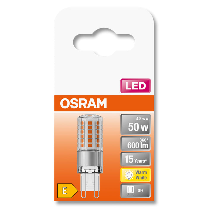 EAN 4058075432451 - Osram STAR lámpara LED Blanco cálido 2700 K 4,8 W G9 E imagen 5