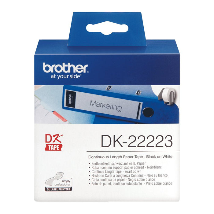 EAN 4977766654982 - Brother DK-22223 etiqueta de impresora Blanco imagen 2