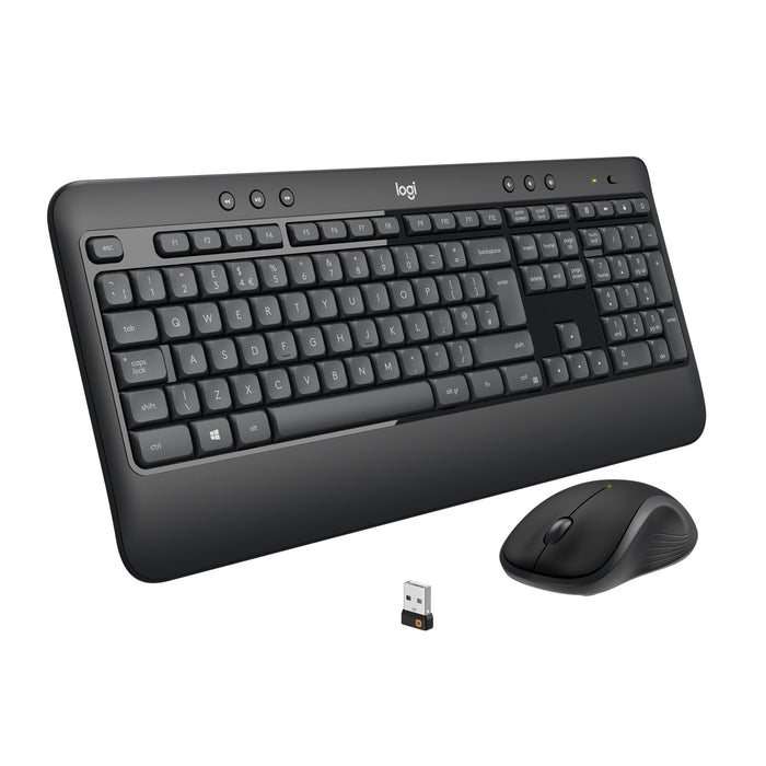 EAN 5099206077393 - Logitech 920-008677 teclado Ratón incluido Universal USB QWERTZ Suizo Negro, Blanco imagen 1