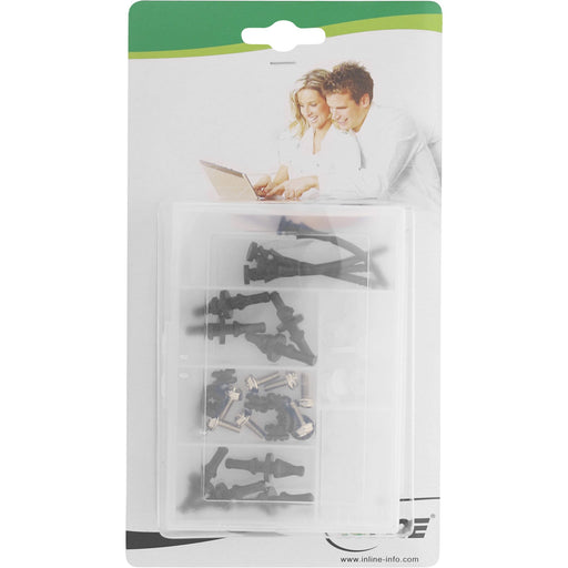 EAN 4043718160655 - InLine 36216I kit de montaje Negro, Plata Caucho imagen 2