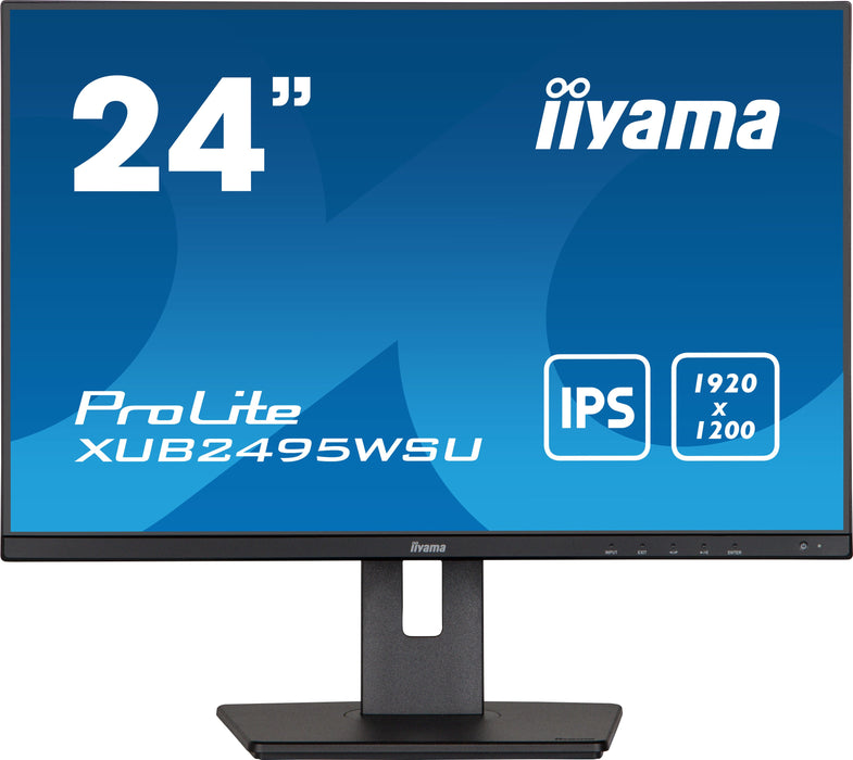 EAN 4948570121496 - iiyama ProLite XUB2495WSU-B5 pantalla para PC 61,2 cm (24.1") 1920 x 1200 Pixeles WUXGA LCD Negro imagen 3