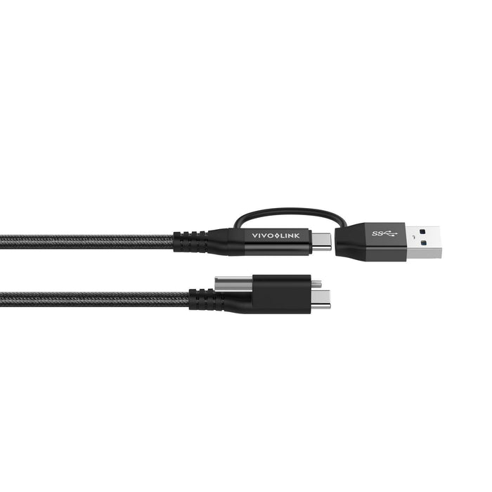 EAN 5715063076040 - Vivolink PROUSBCMM1.5ADP cable USB USB 3.2 Gen 2 (3.1 Gen 2) 1,5 m USB C Negro imagen 4