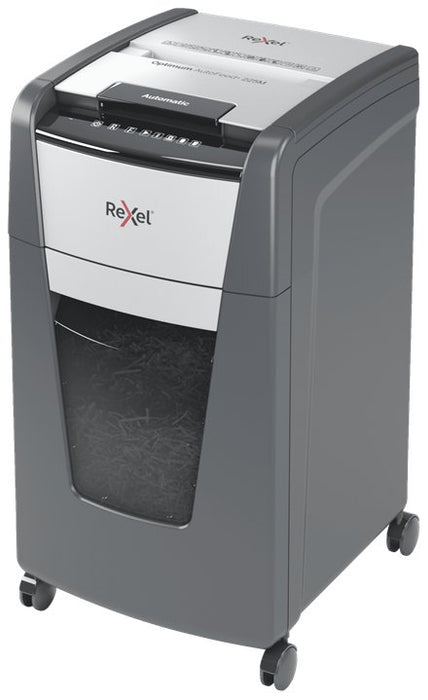 EAN 5028252613927 - Rexel AutoFeed+ 225M triturador de papel Microcorte 55 dB 23 cm Negro, Gris imagen 2