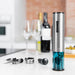 EAN 8435484023108 - Cecotec 02310 sacacorchos Abridor de vino eléctrico Azul, Acero inoxidable imagen 3