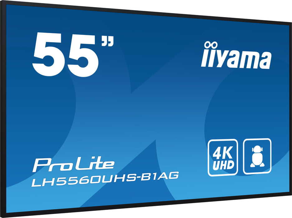 EAN 4948570122301 - iiyama LH5560UHS-B1AG pantalla de señalización Pizarra de caballete digital 139,7 cm (55") LED Wifi 500 c imagen 1