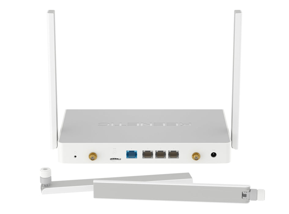 EAN 4897082921622 - Keenetic Hero 4G+ (KN-2311) router inalámbrico Gigabit Ethernet Doble banda (2,4 GHz / 5 GHz) Gris, Blanc imagen 10