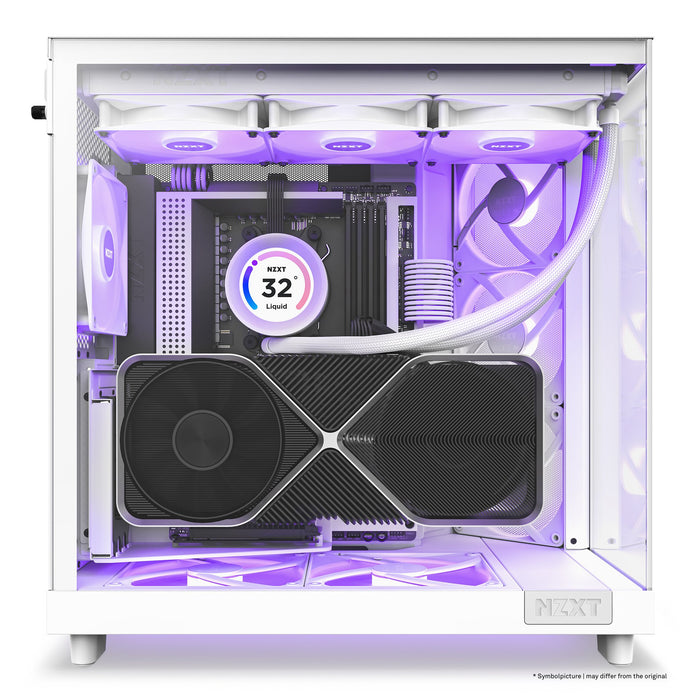 EAN 5056547204062 - NZXT H6 Flow RGB Midi Tower Blanco imagen 13