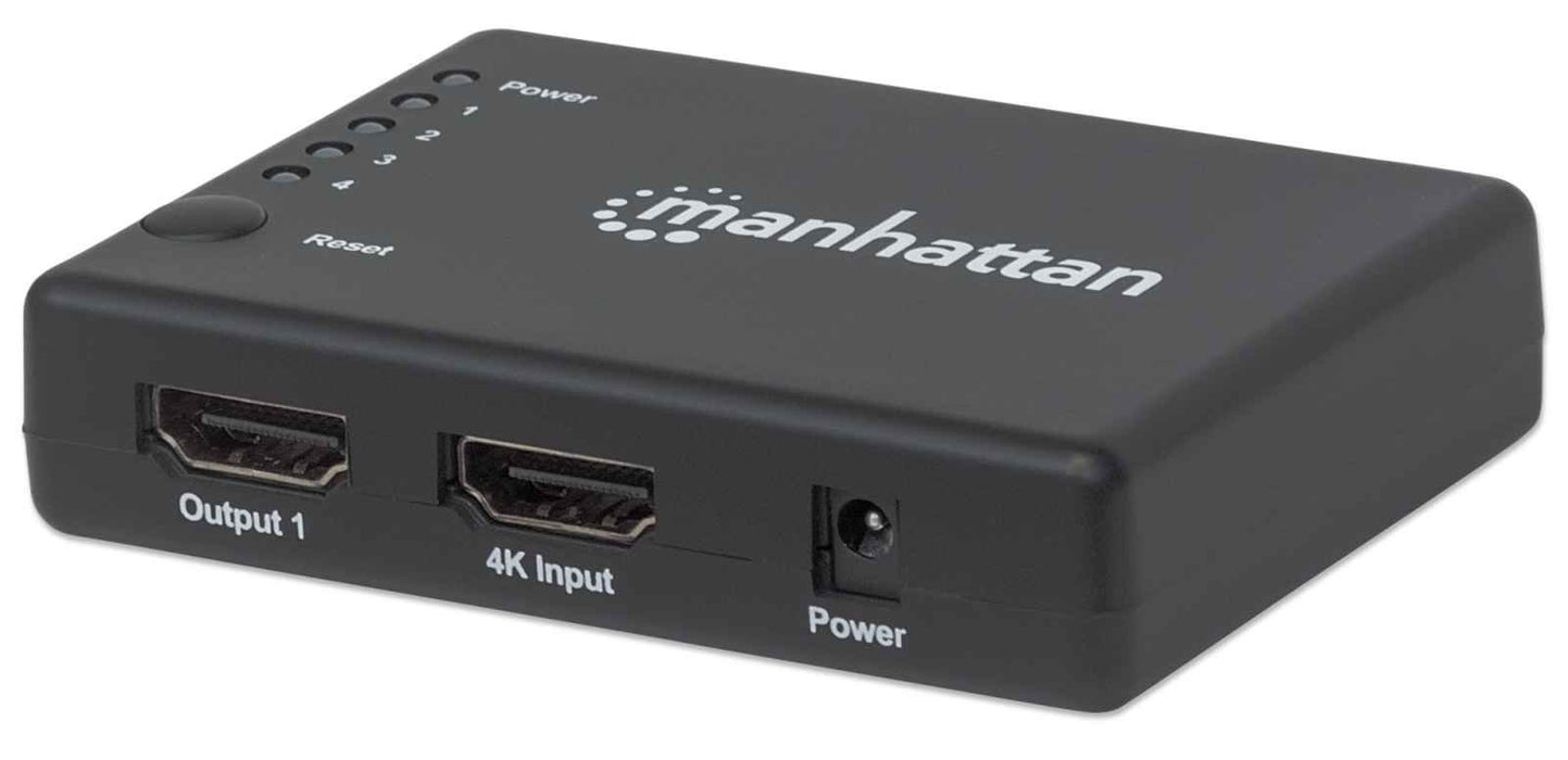 EAN 0766623207706 - Manhattan 207706 divisor de video HDMI 4x HDMI imagen 1