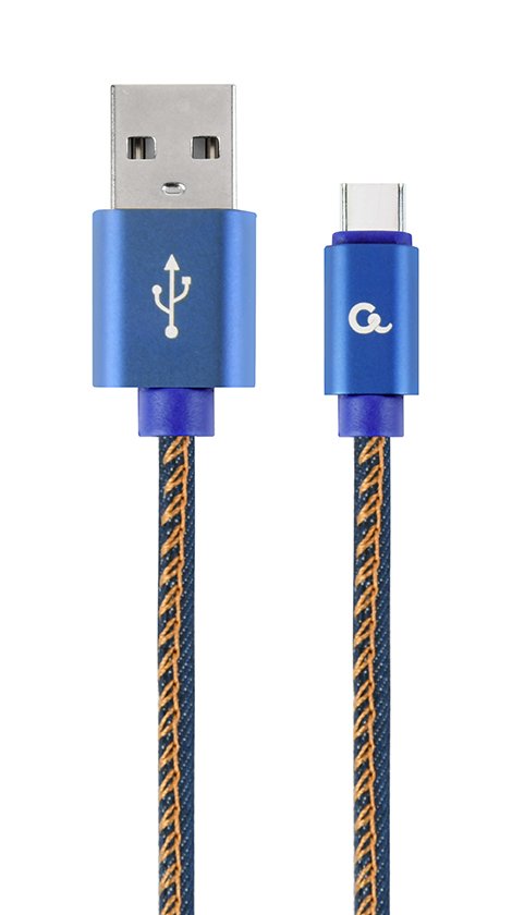 EAN 8716309107983 - Cablexpert CC-USB2J-AMCM-2M-BL cable USB USB 2.0 USB A USB C Azul imagen 2