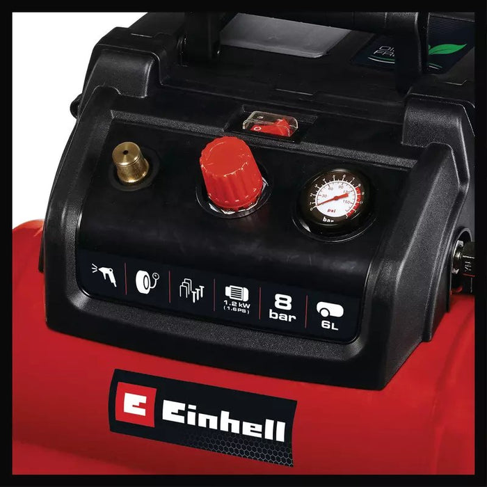 EAN 4006825669190 - Einhell TC-AC 190/6/8 OF compresor de aire 190 l/min Corriente alterna imagen 4