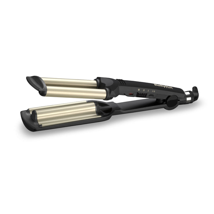 EAN 3030050064308 - BaByliss EasyWaves Plancha alisadora y rizadora para flequillo Caliente Negro, Plata 1,8 m imagen 1