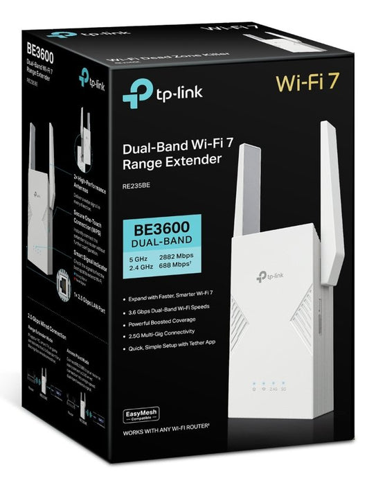 EAN 1210002601443 - TP-Link BE3600 Transmisor y receptor de red Blanco 2500 Mbit/s imagen 12