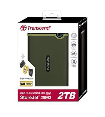 EAN 0760557840701 - Transcend StoreJet 25M3G disco duro externo 2 TB 2.5" Micro-USB B 3.2 Gen 1 (3.1 Gen 1) Verde imagen 2