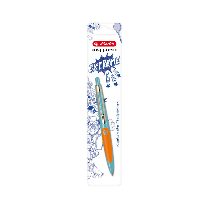 EAN 4008110377483 - Herlitz my.pen Azul Bolígrafo de punta retráctil con pulsador 1 pieza(s) imagen 1