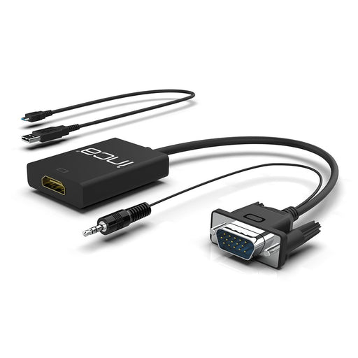 EAN 8697980469488 - Inca IVTH-02 adaptador de cable de vídeo 0,2 m HDMI tipo A (Estándar) VGA (D-Sub) Blanco imagen 1