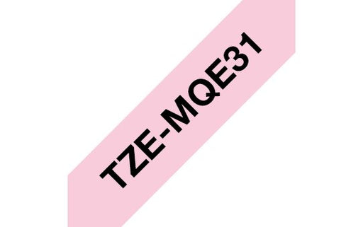 EAN 4977766770460 - Brother TZEMQE31 cinta para impresora de etiquetas Negro sobre rosa TZe imagen 1