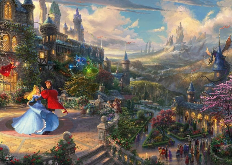 EAN 4001504573690 - Schmidt Spiele Thomas Kinkade Studios: Disney Dreams Collections - Sleeping Beauty Dancing in the Enchant imagen 2
