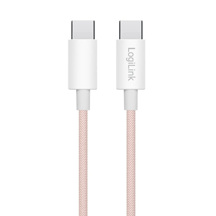 EAN 4052792077964 - LogiLink CU0343 cable USB USB 2.0 0,5 m USB C Rosa imagen 2