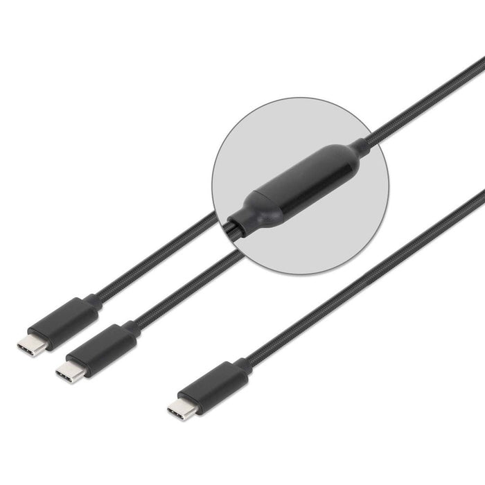 EAN 766623355810 - Manhattan 355810 cable USB 2 m USB C 2 x USB C Negro imagen 9