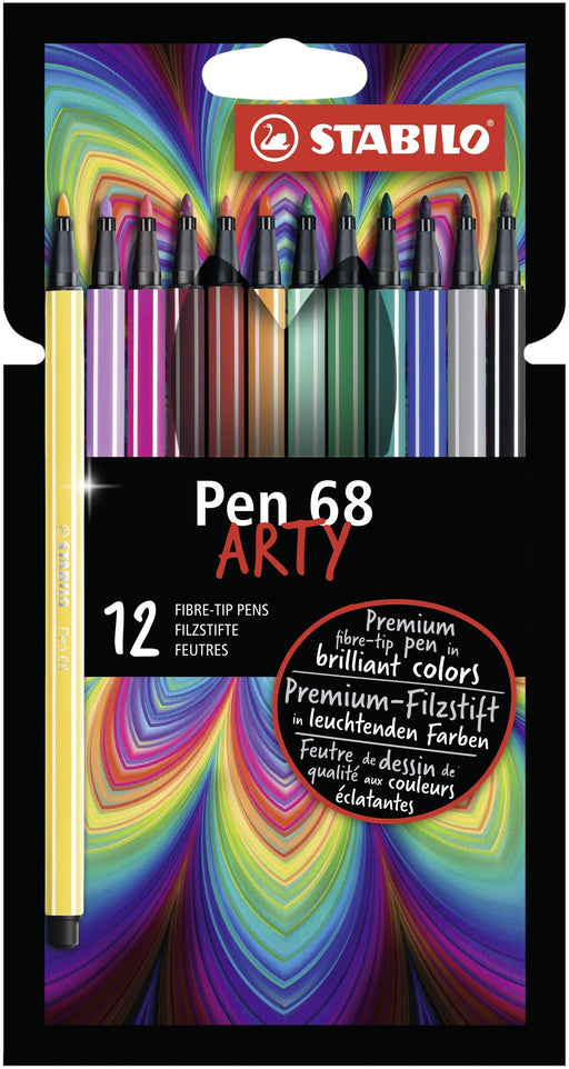 EAN 4006381547000 - STABILO Pen 68 ARTY rotulador Multicolor 12 pieza(s) imagen 1