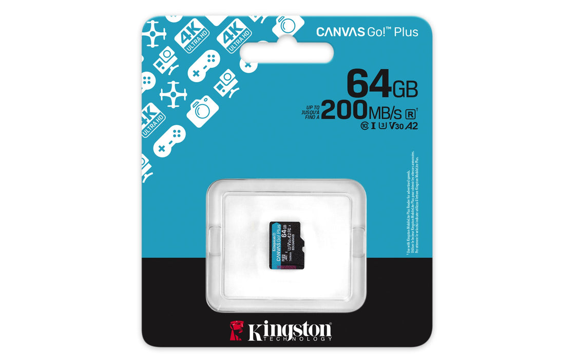 EAN 0740617347920 - Kingston Technology Canvas Go! Plus MicroSD UHS-I Clase 10 imagen 3