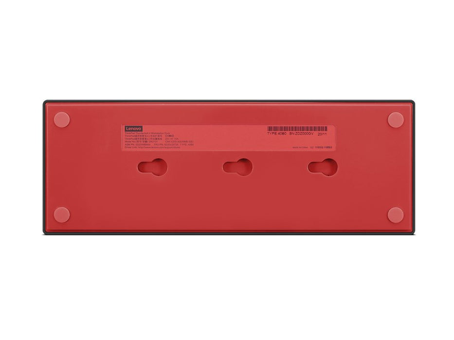 EAN 0195348677479 - Lenovo 40B00300UK base para portátil y replicador de puertos Alámbrico Thunderbolt 4 Negro, Rojo imagen 5