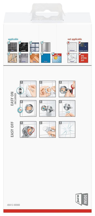 EAN 4042448454669 - TESA DELUXXE Metal Montado en pared Cesta de ducha imagen 3