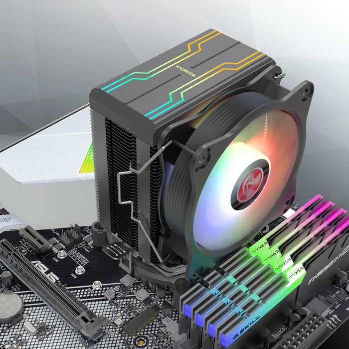 EAN 4715109923353 - RAIJINTEK EOS 9 RBW ADD Placa base, Procesador Ventilador 10 cm Negro, Blanco 1 pieza(s) imagen 6