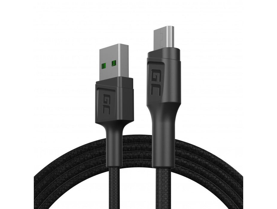 EAN 5907813963520 - Green Cell KABGC20 cable USB USB 2.0 1,2 m USB A Micro-USB B Negro imagen 1