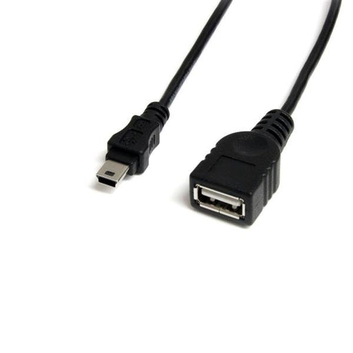 EAN 0065030842907 - StarTech.com USBMUSBFM1 cable USB 0,3 m Mini-USB B Negro imagen 1