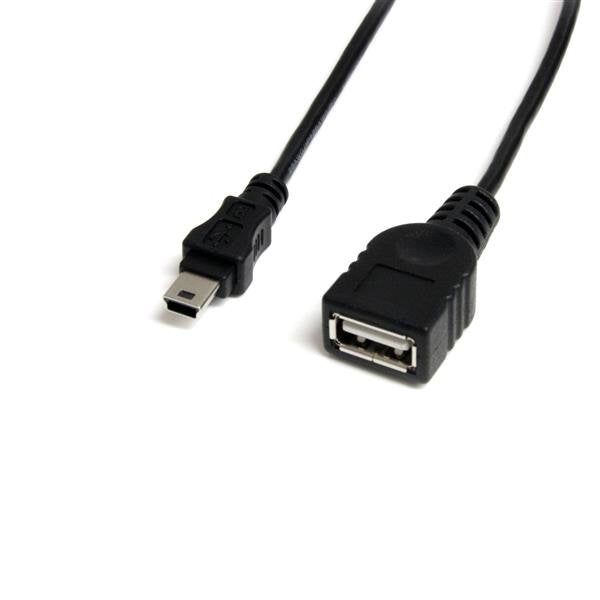 EAN 0065030842907 - StarTech.com USBMUSBFM1 cable USB 0,3 m Mini-USB B Negro imagen 1