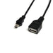 EAN 0065030842907 - StarTech.com USBMUSBFM1 cable USB 0,3 m Mini-USB B Negro imagen 1