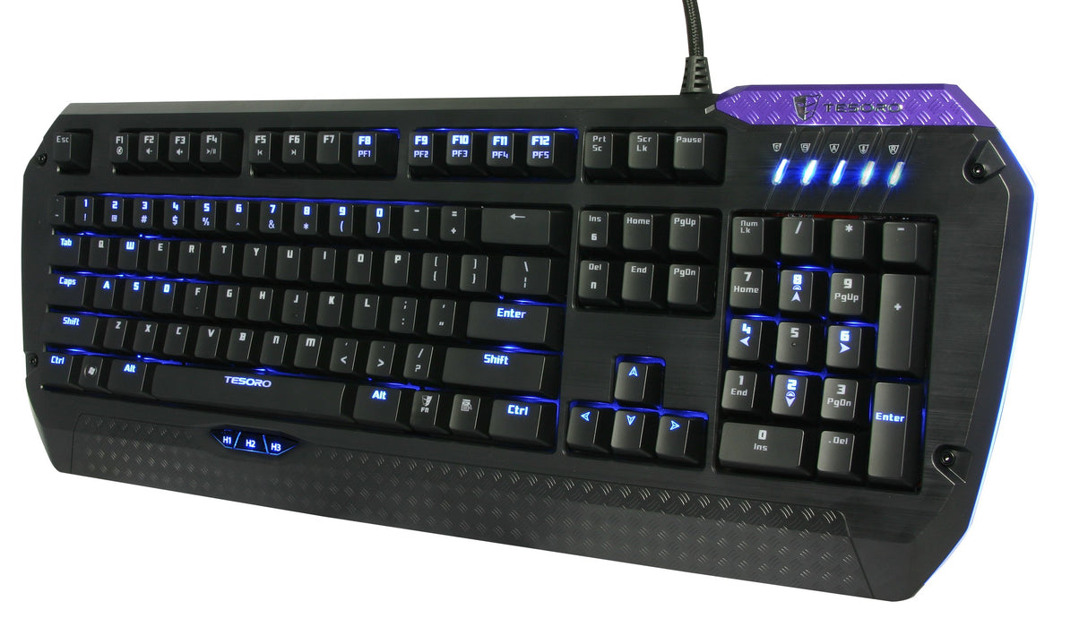 EAN 0609132867323 - Tesoro Lobera teclado Juego USB AZERTY Negro imagen 3