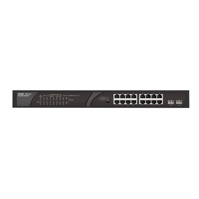 EAN 6971693271609 - Ruijie Networks RG-ES118GS-P switch No administrado Gigabit Ethernet (10/100/1000) Energía sobre Ethernet imagen 1