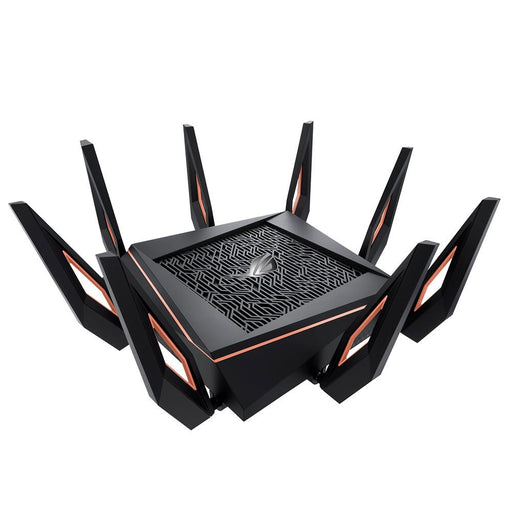 EAN 4718017064774 - ASUS GT-AX11000 router inalámbrico Gigabit Ethernet Tribanda (2,4 GHz/5 GHz/5 GHz) Negro imagen 2