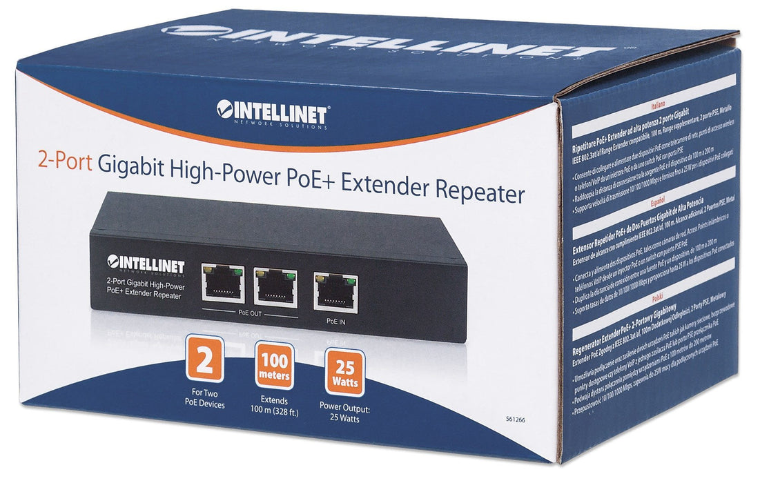 EAN 0766623561266 - Intellinet 561266 switch No administrado Gigabit Ethernet (10/100/1000) Energía sobre Ethernet (PoE) Negr imagen 5