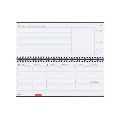 EAN 8422952402800 - Finocam 625515026 agenda Agenda diaria Gris imagen 2