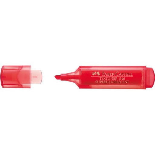 EAN 4005401546214 - Faber-Castell TEXTLINER 1546 marcador 1 pieza(s) Punta de cincel/fina Rojo imagen 1