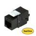 EAN 7611990110988 - ROLINE Keystone Jack, Cat. 6a, RJ-45, unshielded, toolless, SLIM, black Negro imagen 2