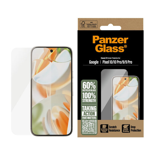 EAN 5715685029011 - PanzerGlass ® Screen Protector Google Pixel 10 | 10 Pro | 9 | 9 Pro | Classic Fit Protector de pantalla 1 imagen 2