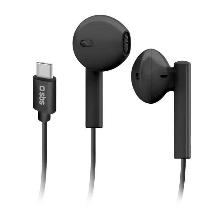 EAN 8018417343810 - SBS Studio Mix 65c Auriculares Alámbrico Dentro de oído Llamadas/Música USB Tipo C Negro imagen 2
