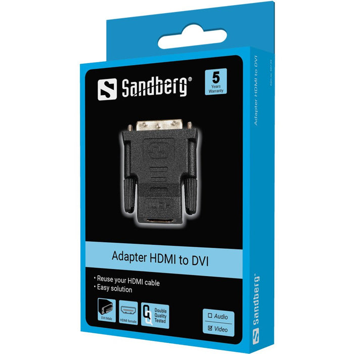 EAN 5705730507397 - Sandberg 507-39 cambiador de género para cable Negro imagen 3