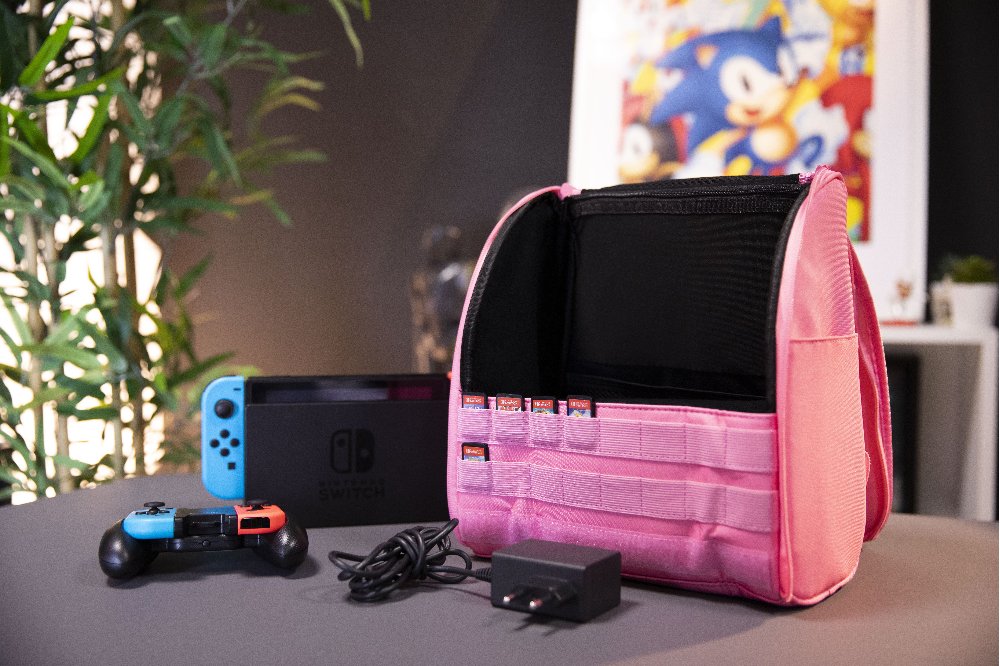 EAN 3328170286312 - Konix Unik Be Love Mochila Nintendo Rosa imagen 8