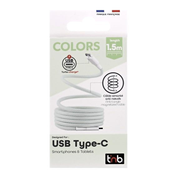 EAN 3303170118245 - T'nB TCPDMAGGR cable USB 1,5 m USB C Verde imagen 4