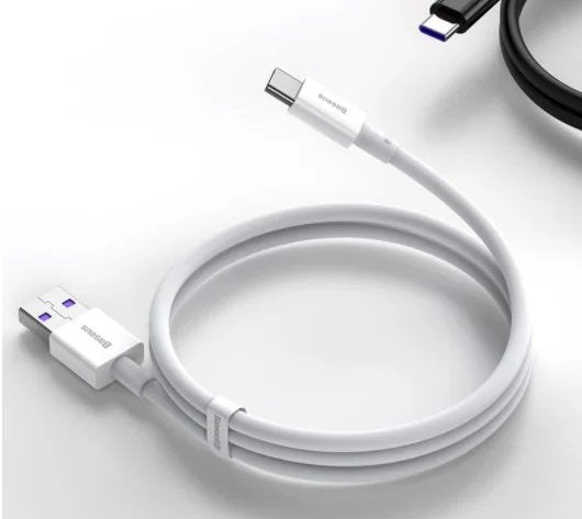 EAN 6953156205505 - Baseus CATYS-02 cable USB 1 m USB C USB A Blanco imagen 3