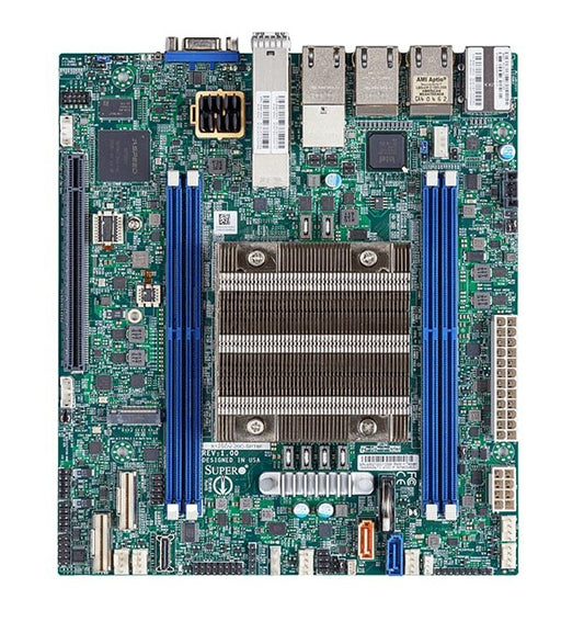 EAN 672042500888 - Supermicro SYS-110D-4C-FRDN8TP servidor barebone Intel® SoC BGA 2579 Bastidor (1U) Plata imagen 2