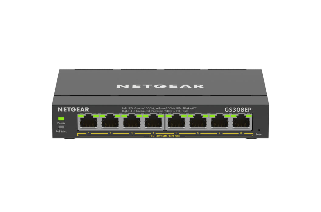 EAN 0606449153040 - NETGEAR 8-Port Gigabit Ethernet PoE+ Plus Switch (GS308EP) Gestionado L2/L3 Gigabit Ethernet (10/100/1000 imagen 4