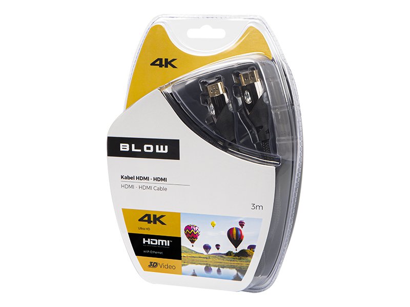 EAN 5900804050094 - BLOW 92-641# cable HDMI 3 m HDMI tipo A (Estándar) Negro imagen 2